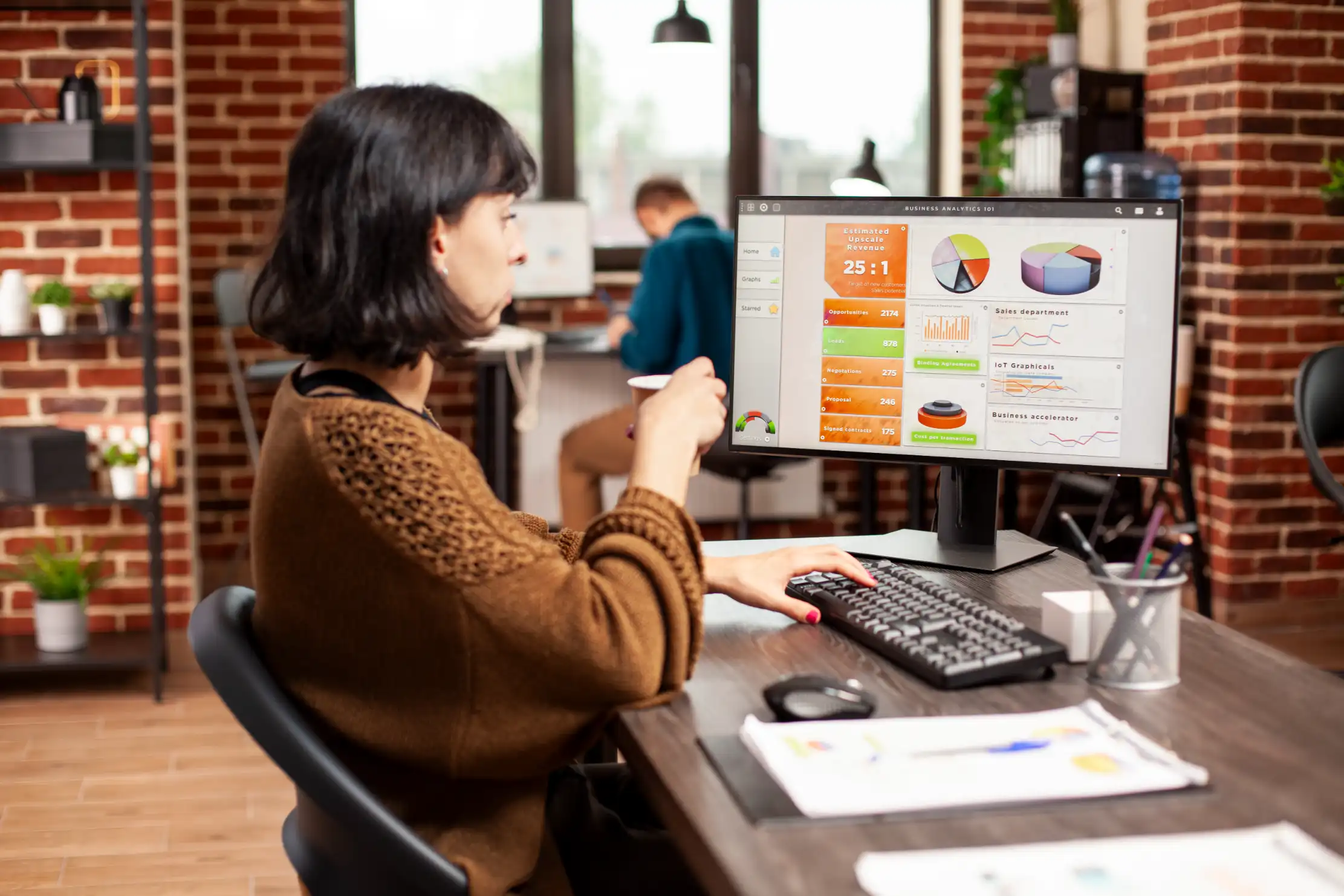 Dynamics AX 2012 ERP financial and business operations dashboard